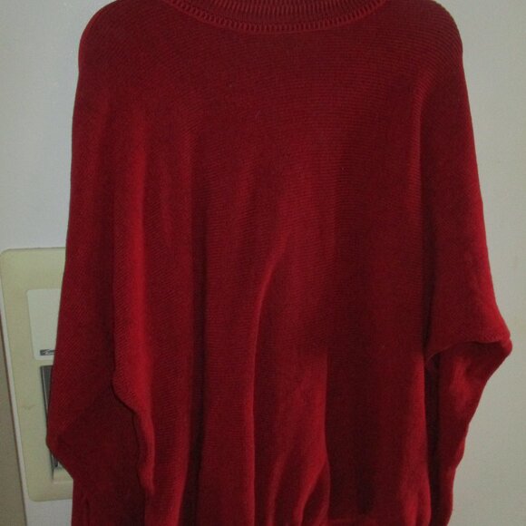 St. Croix knits mens red crewneck sweater pullover xxlong cotton tencel - Picture 1 of 3